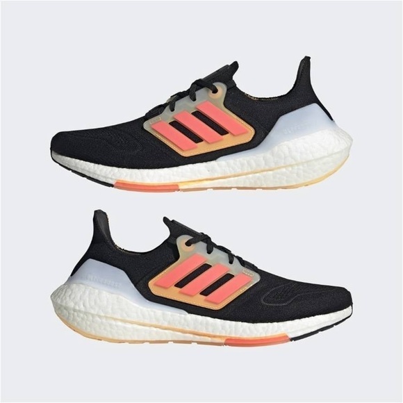Adidas Black Turbo Flash Orange Ultraboost 22 10 - Picture 5 of 10